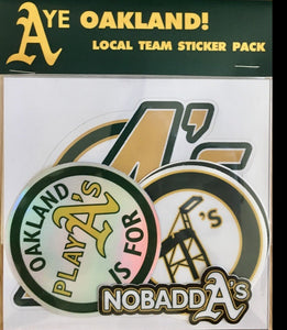 Oakland Local Team Sticker Pack