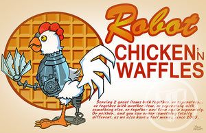Robot Chicken and Waffles