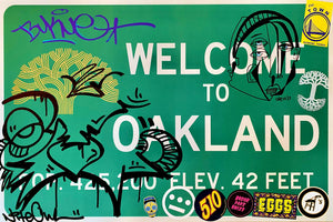 Welcome to Oakland (Metal Sign)